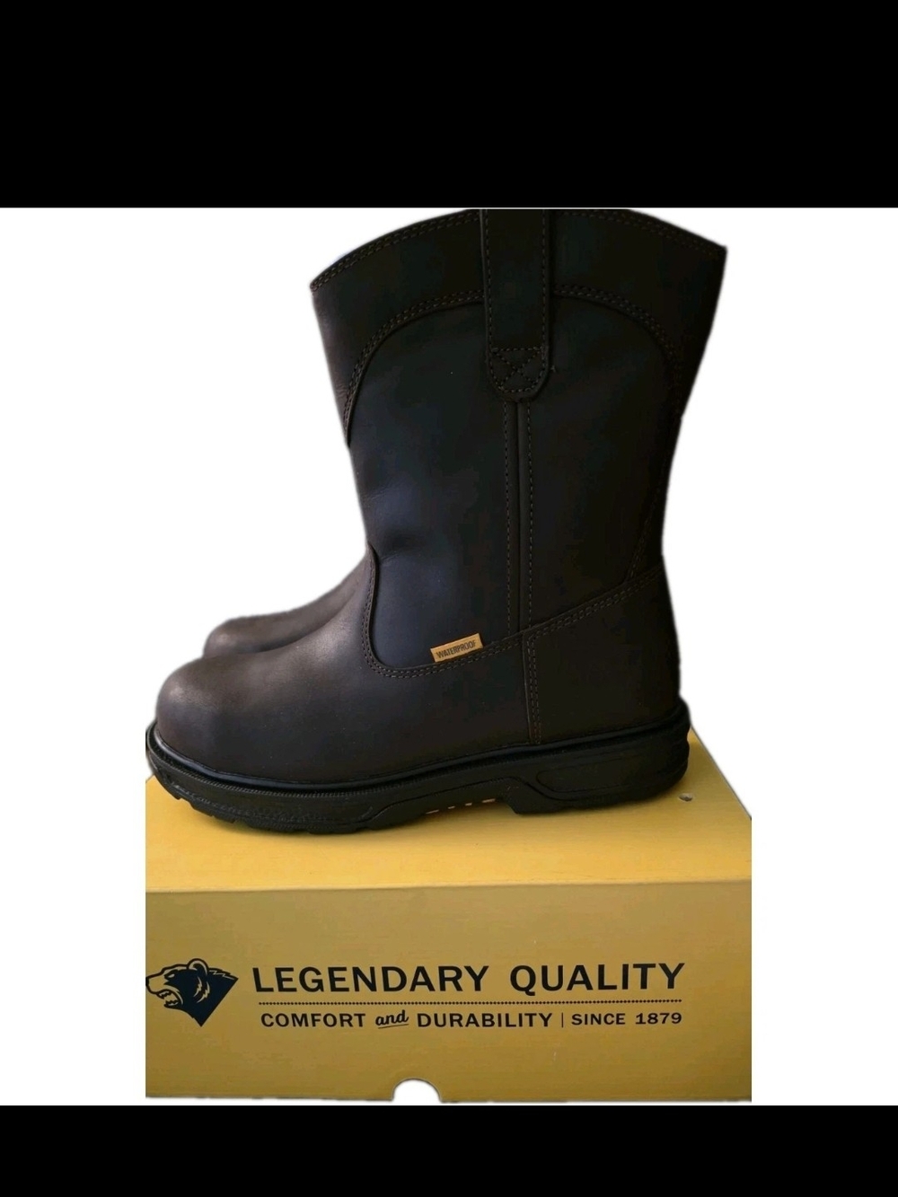 Herman Survivors Men Genuiune Leather Steel Toe Plower Work Boots New With Tags